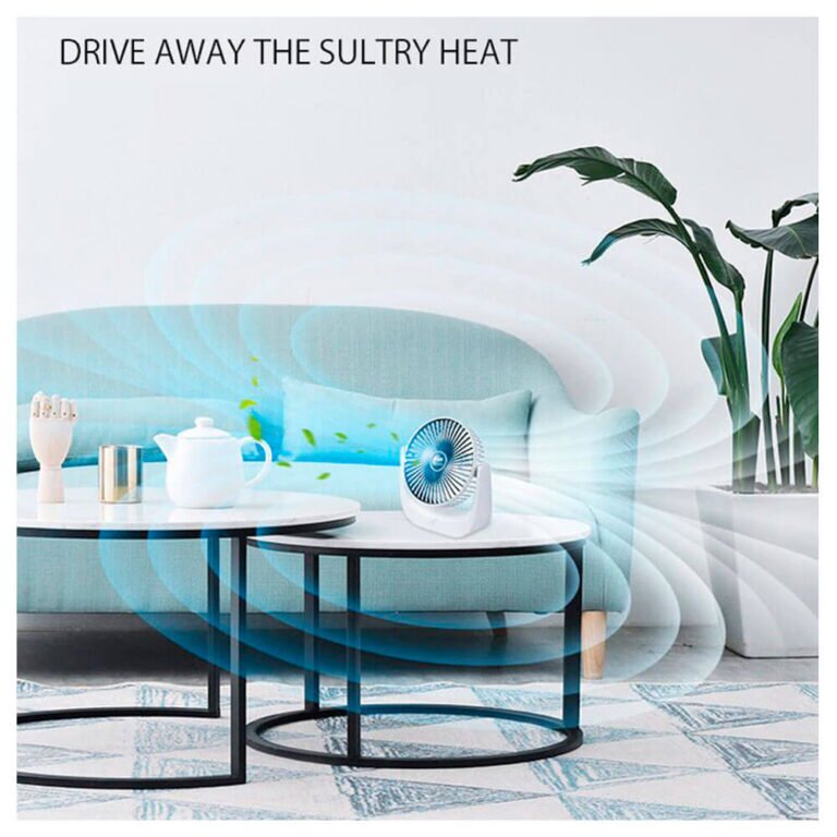 Ventilador Portátil recargable, 3 velocidades, Rota 360°, 1200mAh - Imagen 2