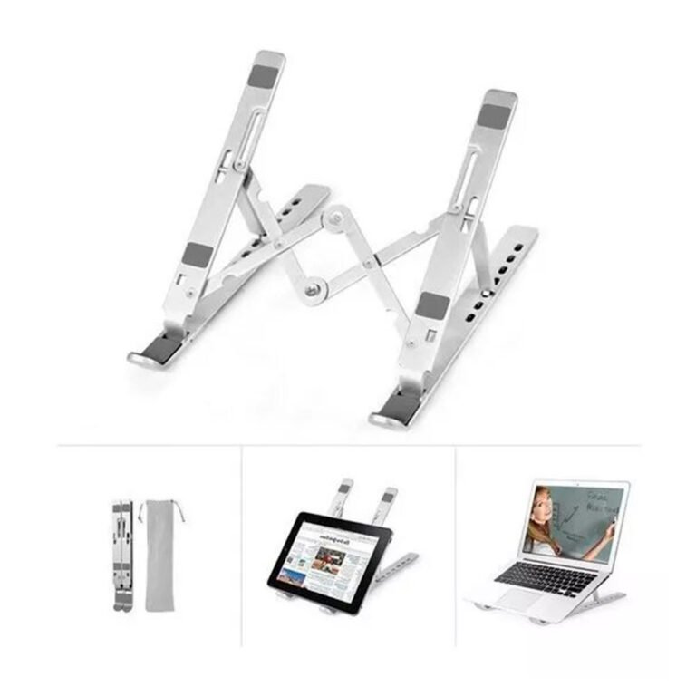 Soporte plegable para laptop y tablet Yesido LP01, 100% Metalico, 7 Niveles