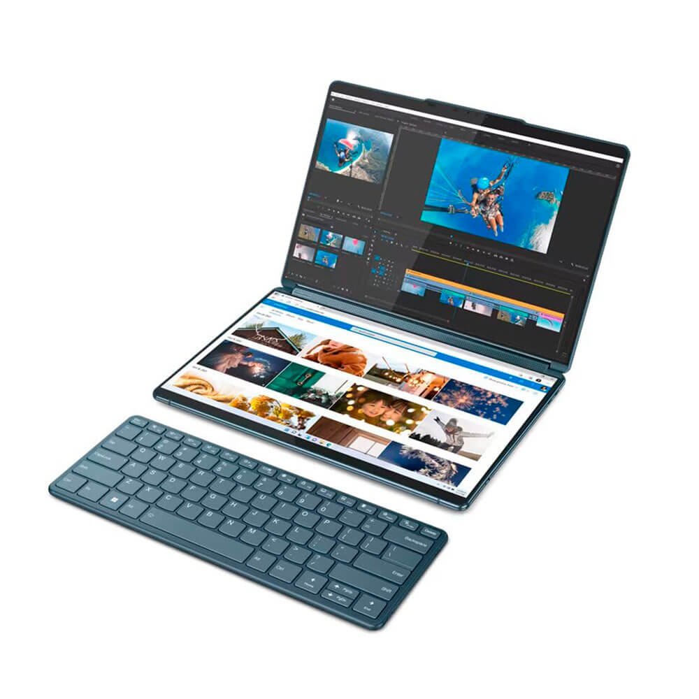 Lenovo Yoga Book 9 13IRU8, 13.3" 2.8K OLED Tactil, Core i7-1355U, Iris Xe Graphics, 16GB RAM, 1TB SSD Lenovo Yoga Book 9 13IRU8, 13.3" 2.8K OLED Tactil, Core i7-1355U, Iris Xe Graphics, 16GB RAM, 1TB SSD - Imagen 2