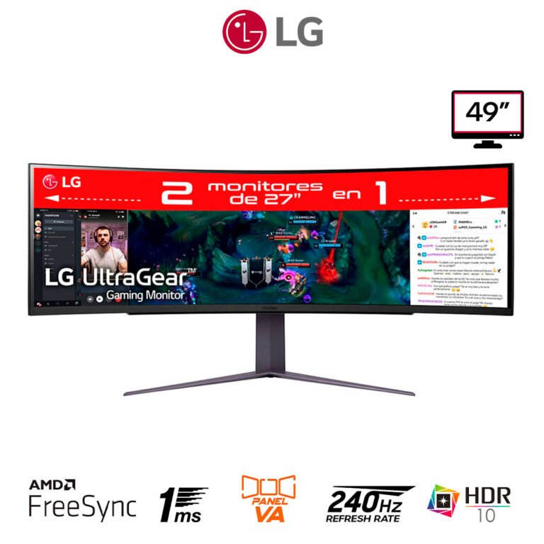 Monitor Gamer LG UltraGear 49 DQHD 49GR85DC-B (1)