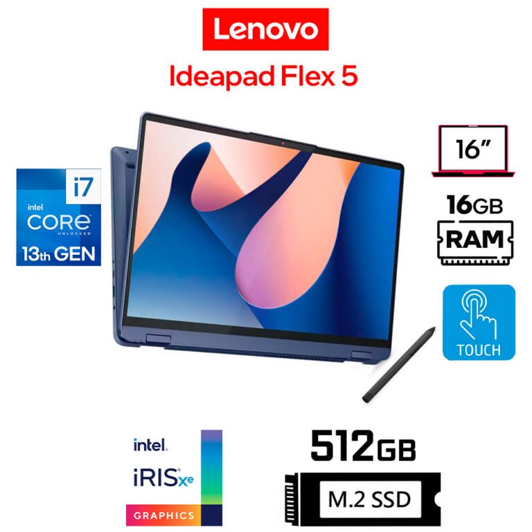 Lenovo IdeaPad Flex 5 16IRU8 (2-en-1) 82Y10007US