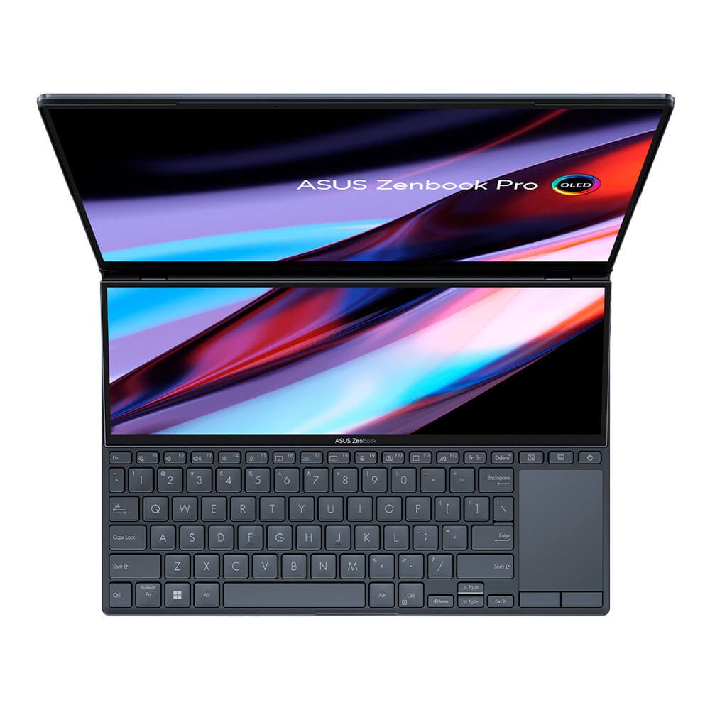 Asus Zenbook Pro Duo 14 OLED, Core i9-13900H, 6GB RTX4050, 32GB RAM, 1TB SSD, 14.5" WQXGA 120Hz Tactil Asus Zenbook Pro Duo 14 OLED, Core i9-13900H, 6GB RTX4050, 32GB RAM, 1TB SSD, 14.5" WQXGA 120Hz Tactil - Imagen 2