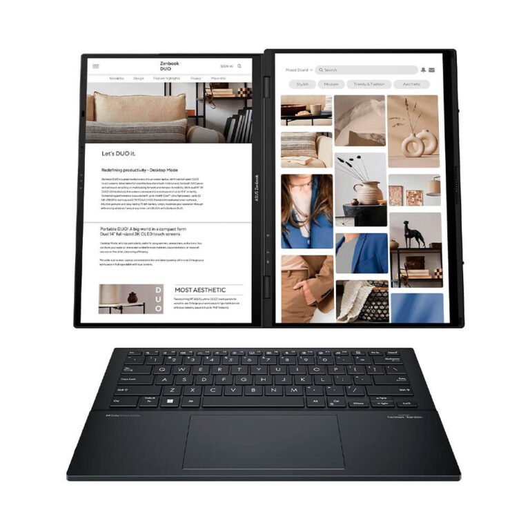 Asus Zenbook Pro DUO 14 OLED, Core Ultra 9-185H, Arc Graphics, 32GB RAM, 1TB SSD, 14.5" 3K WQXGA + 14.5" OLED 120Hz Tactil - Imagen 3