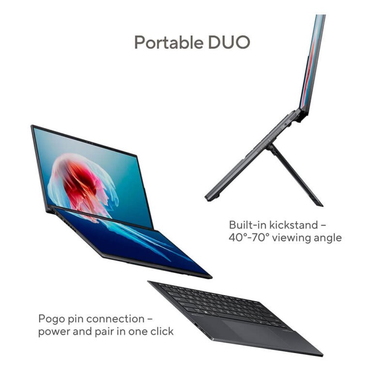 Asus Zenbook Pro DUO 14 OLED, Core Ultra 9-185H, Arc Graphics, 32GB RAM, 1TB SSD, 14.5" 3K WQXGA + 14.5" OLED 120Hz Tactil - Imagen 6