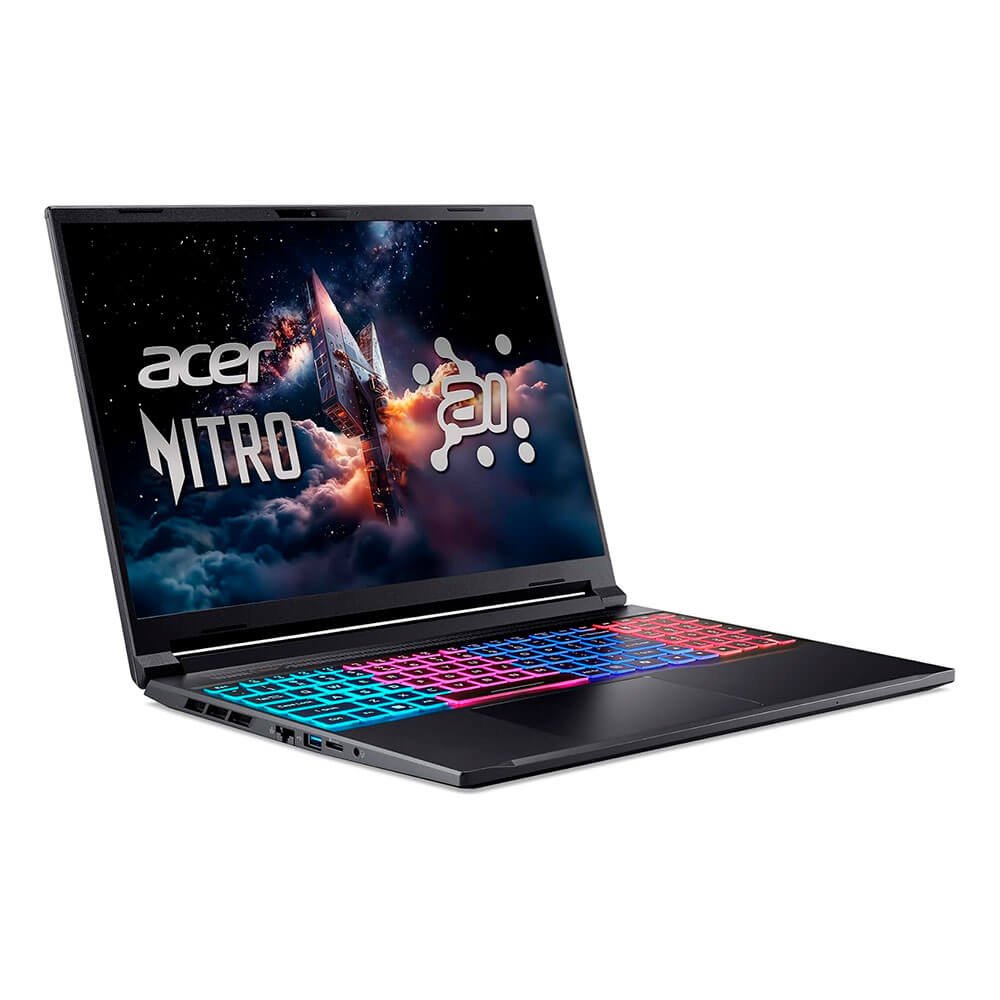 Acer Nitro V 16S AI, Core 7-240H, 8GB RTX5060, 16GB RAM, 1TB SSD, 16" WUXGA 180Hz Acer Nitro V 16S AI, Core 7-240H, 8GB RTX5060, 16GB RAM, 1TB SSD, 16" WUXGA 180Hz - Imagen 3